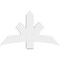 Ekena Millwork Davenport Architectural Grade PVC Gable Bracket, 48"W x 28"H x 2"D x 6"F, 14/12 Pitch GBP048X28X0206DAV00 - alternate 3